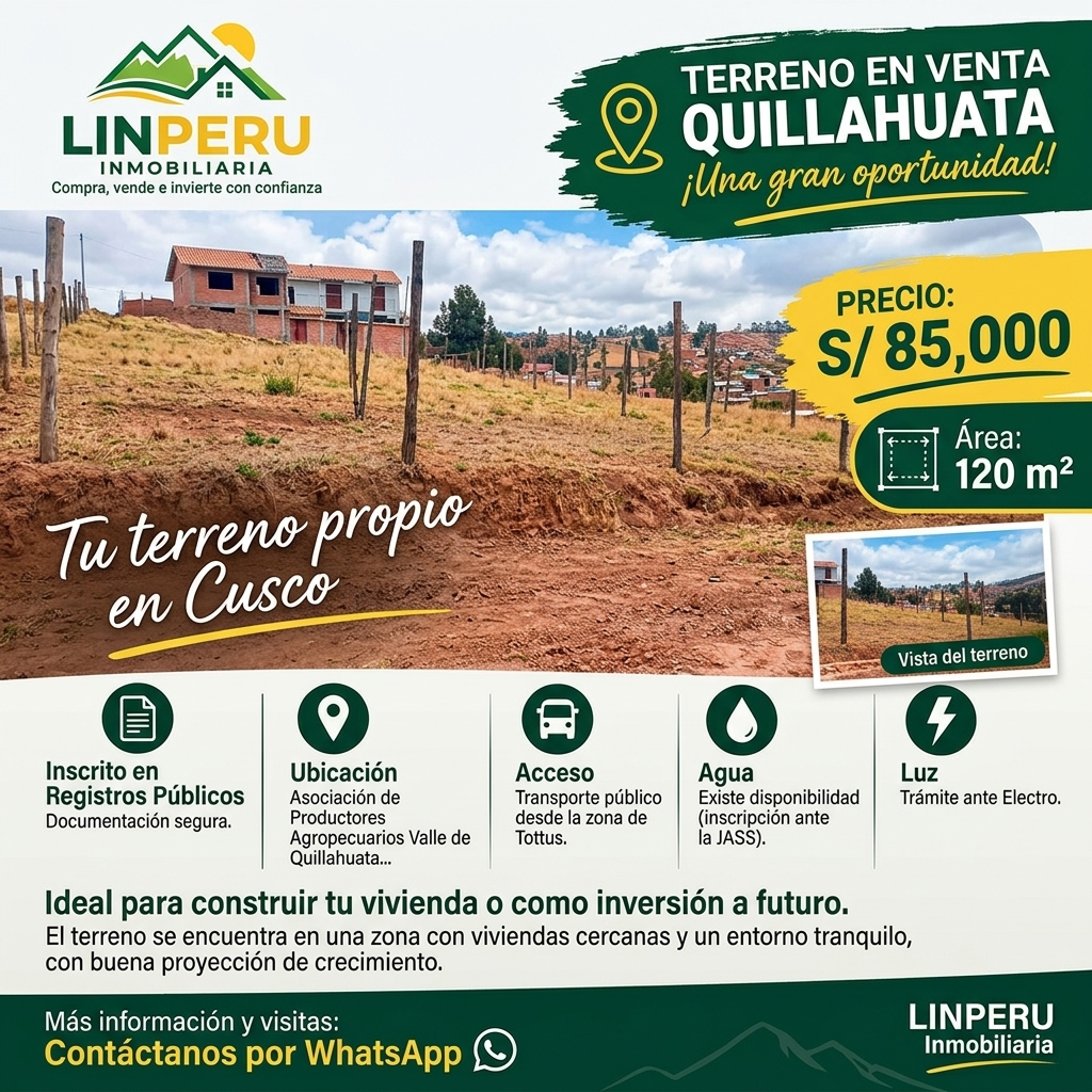 Terreno Urbano en Cusco